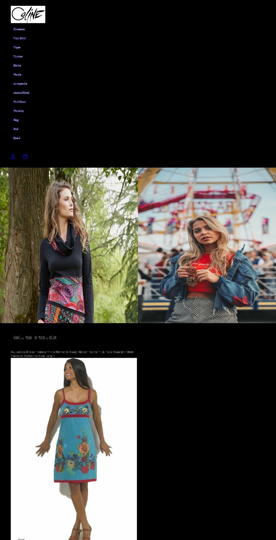 coline-usa.com — Shopify storefront screenshot