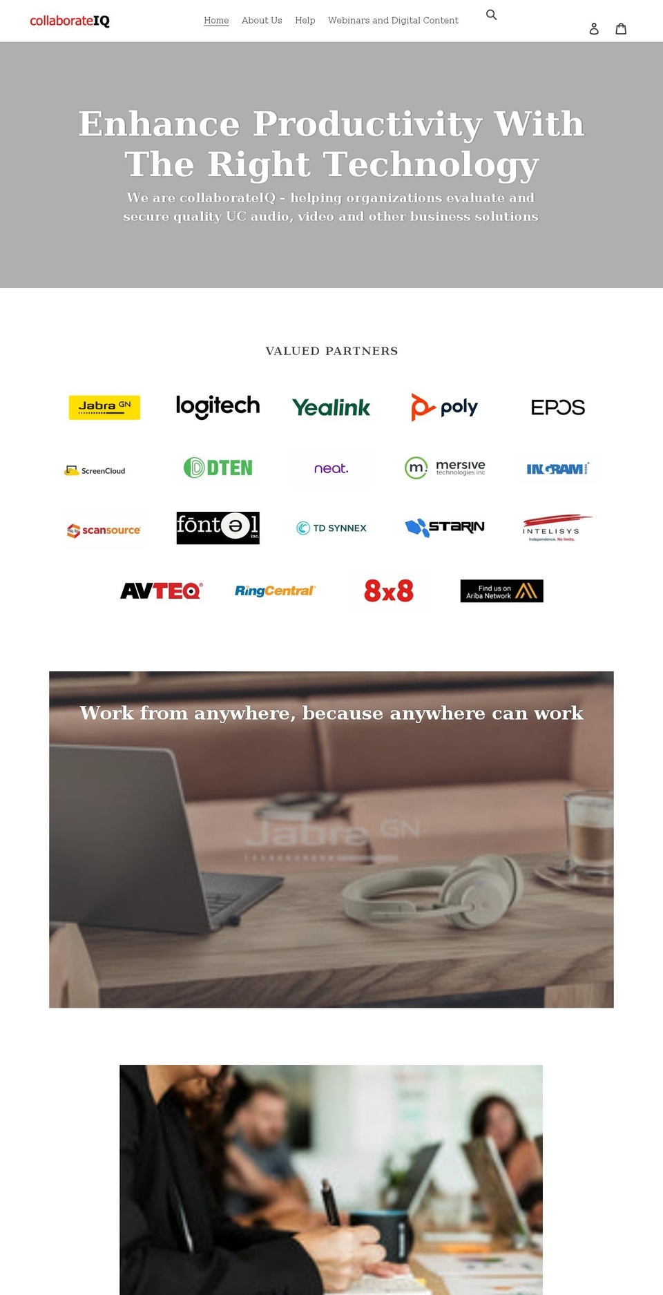 collaborateiq.com shopify website screenshot