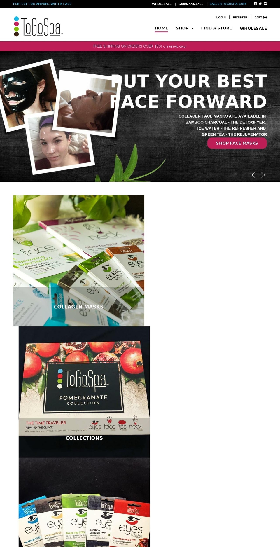 collagenwater.com — Shopify storefront screenshot