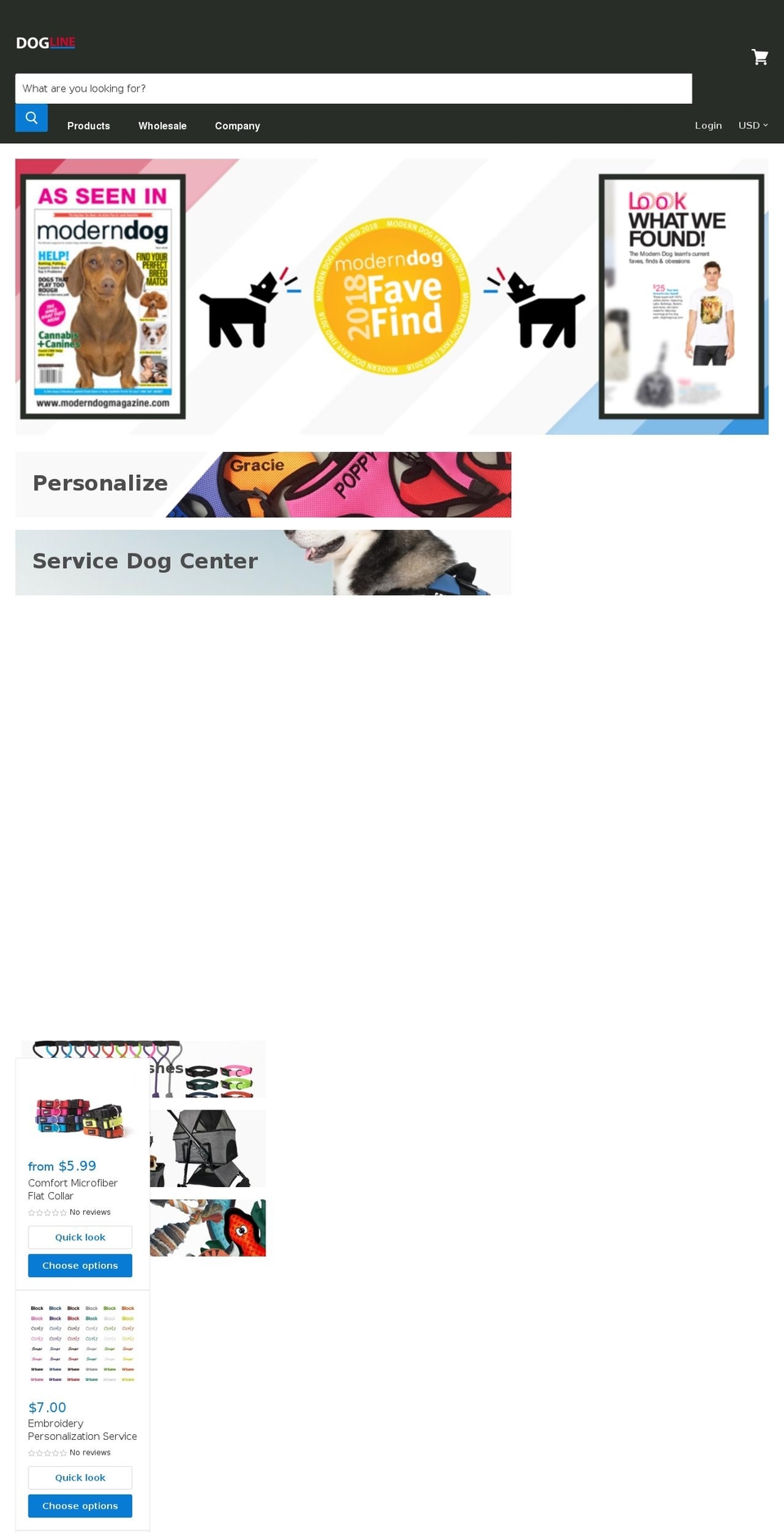 collarusa.com — Shopify storefront screenshot