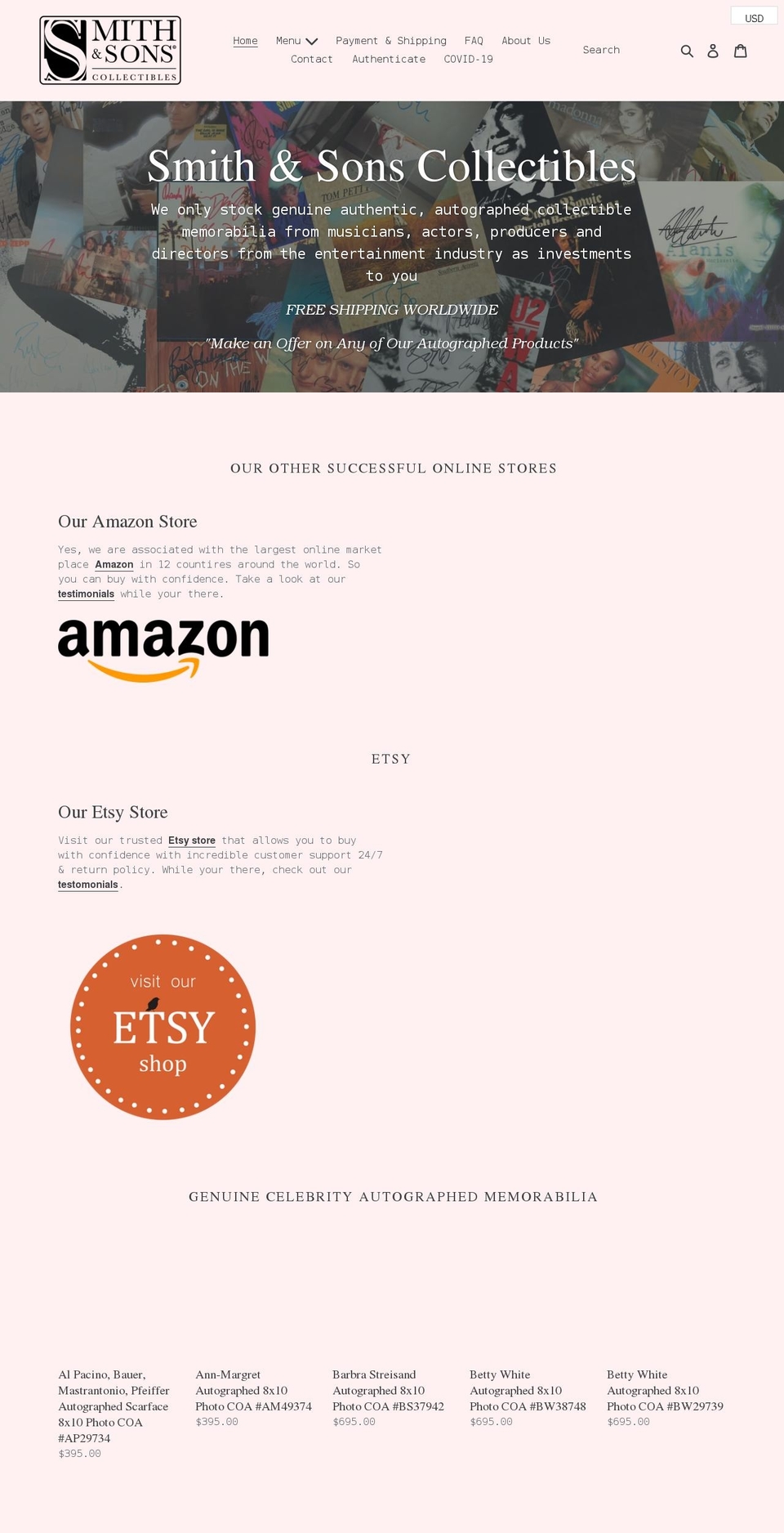 collectible.net.au shopify website screenshot