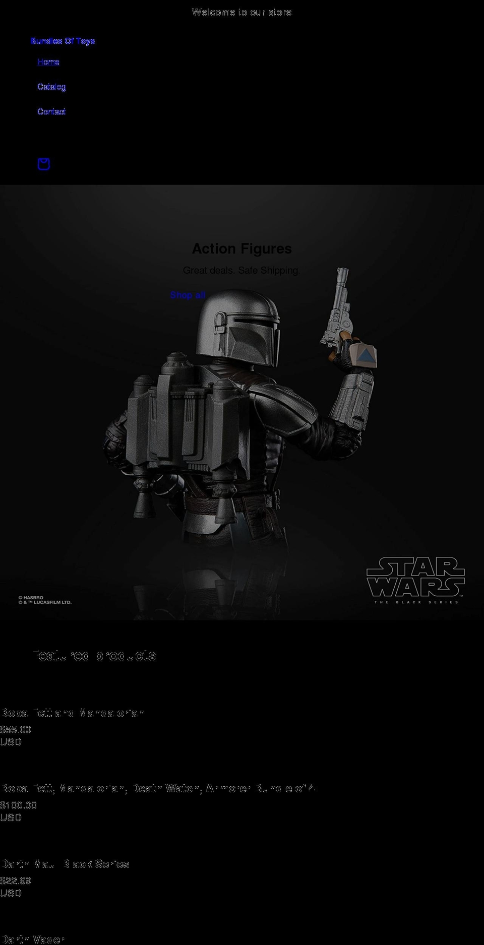 collectiblebundle.com shopify website screenshot