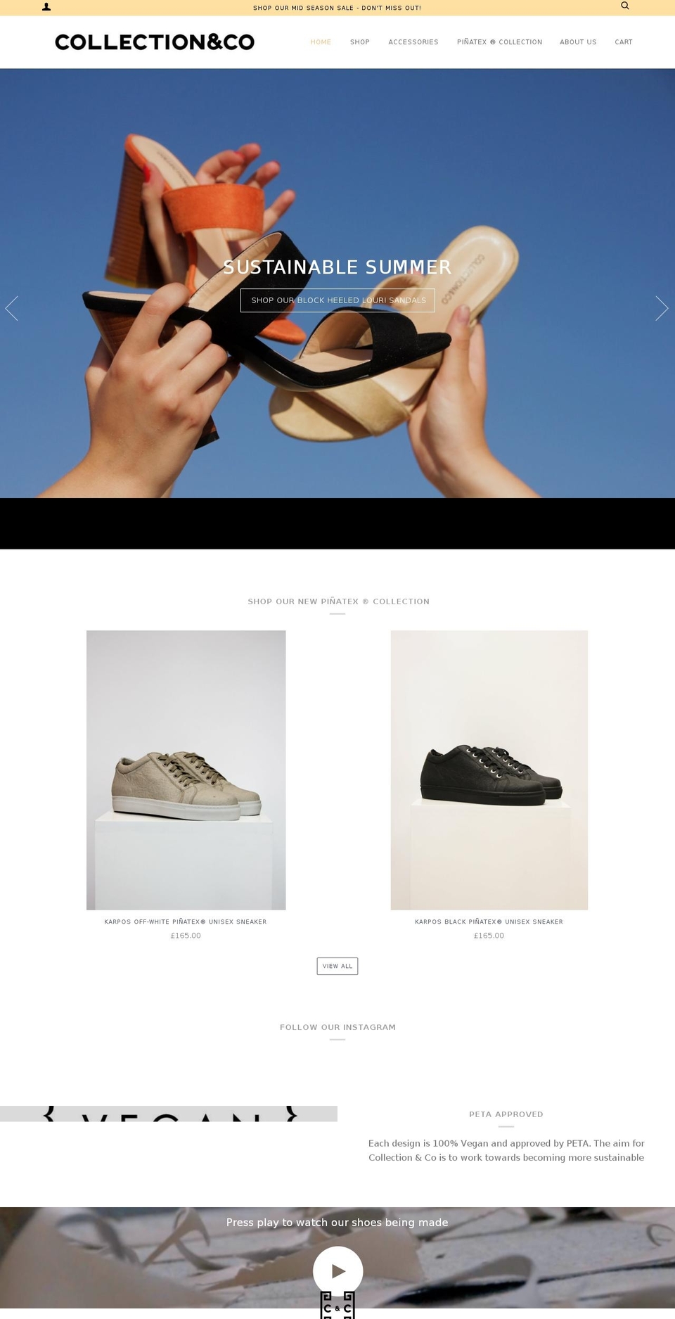 collectionandco.com shopify website screenshot