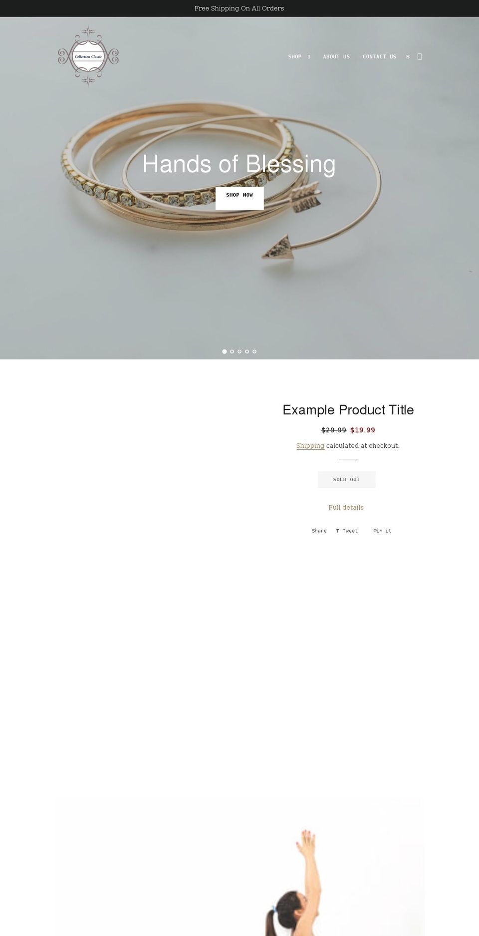 collectionclassic.com.co shopify website screenshot