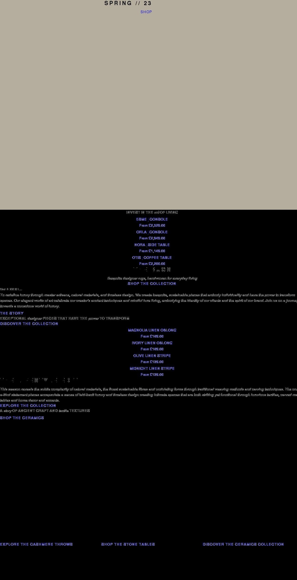 collectionnoir.com shopify website screenshot