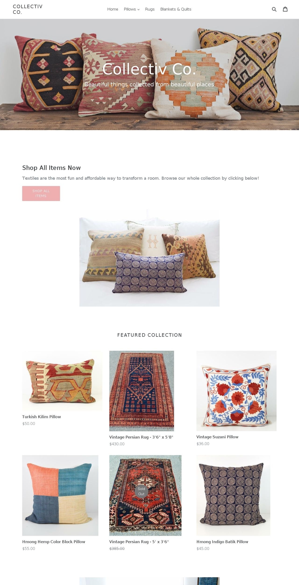 collectivco.com shopify website screenshot