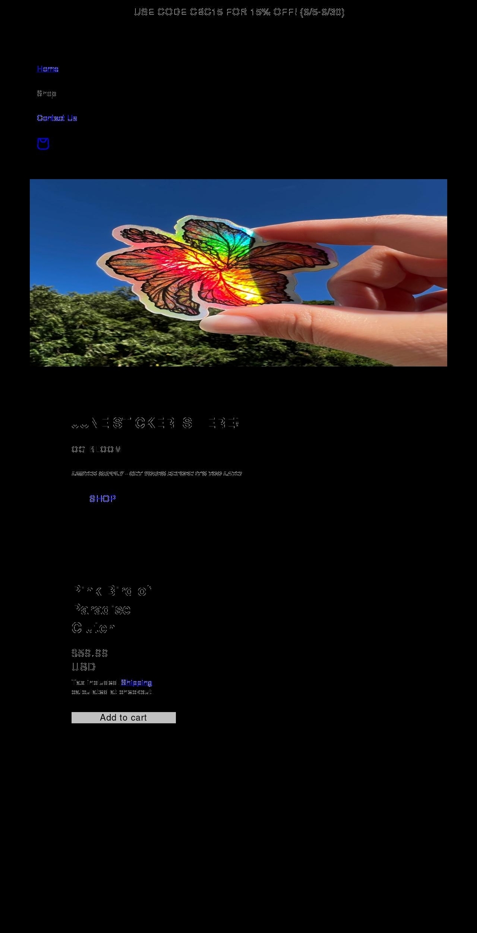 collectivebc.com shopify website screenshot