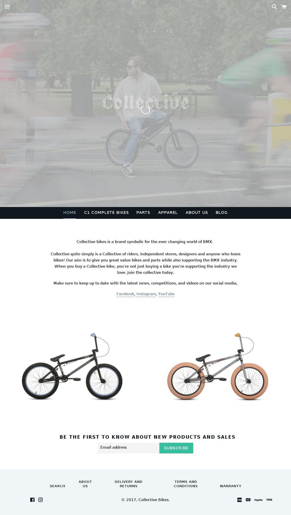 collectivebikes.com shopify website screenshot