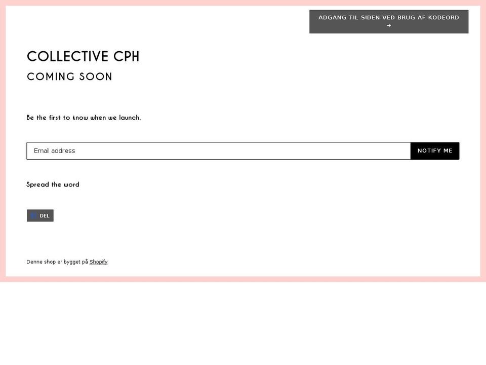 collectivecph.com — Shopify storefront screenshot
