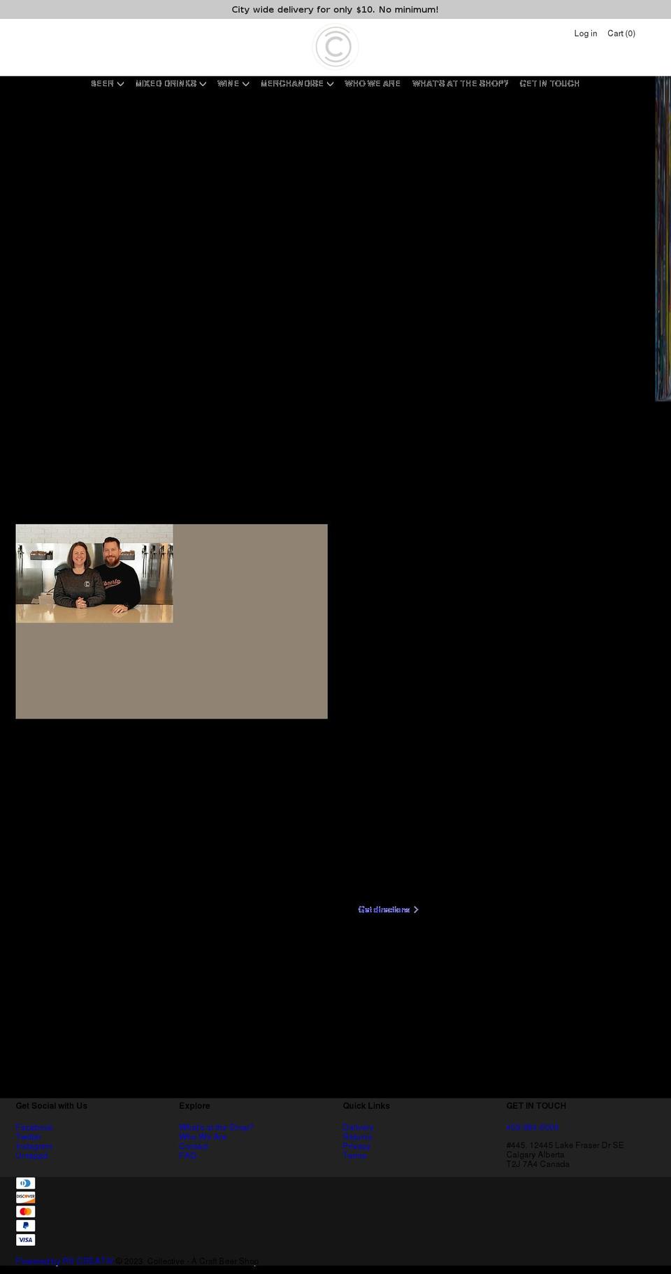 collectivecraftbeer.com shopify website screenshot