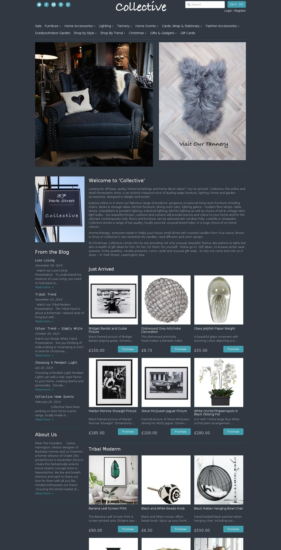 collectivehomestore.com — Shopify storefront screenshot
