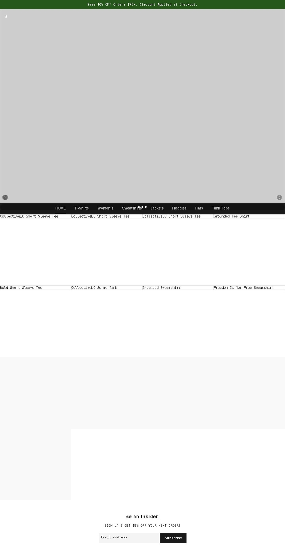 collectiveliberationclothing.com shopify website screenshot