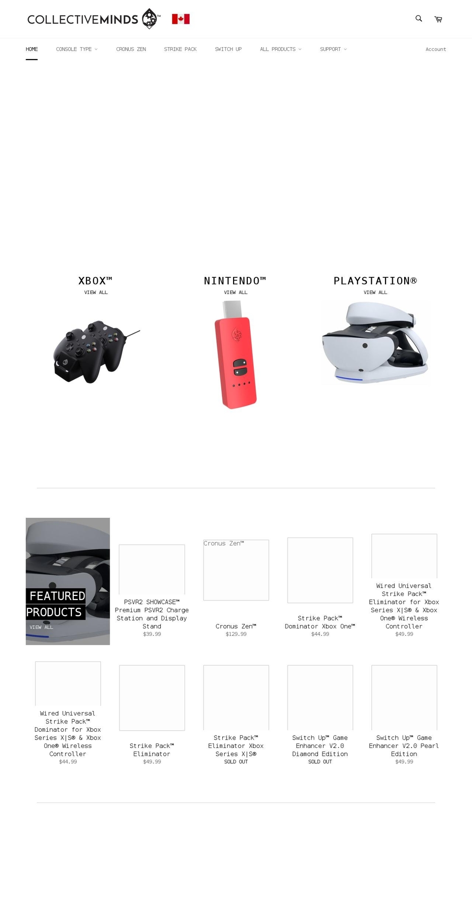 collectiveminds-ca.myshopify.com shopify website screenshot