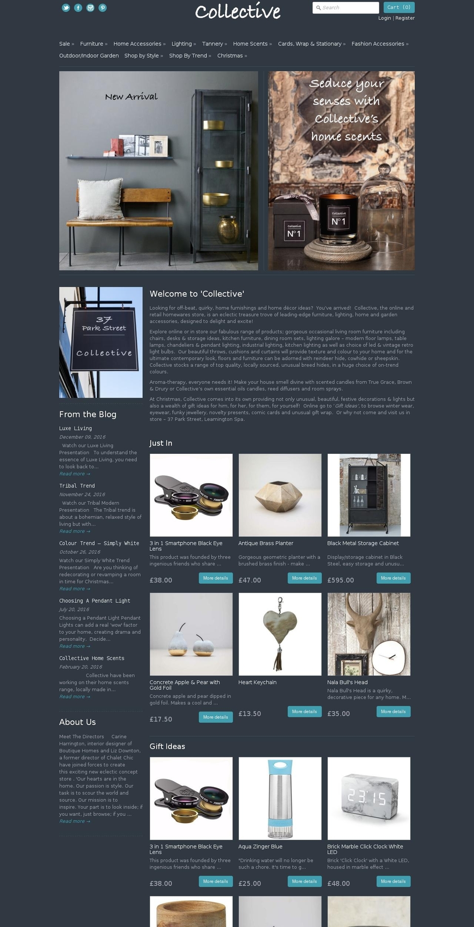 collectiveonlinestore.com shopify website screenshot