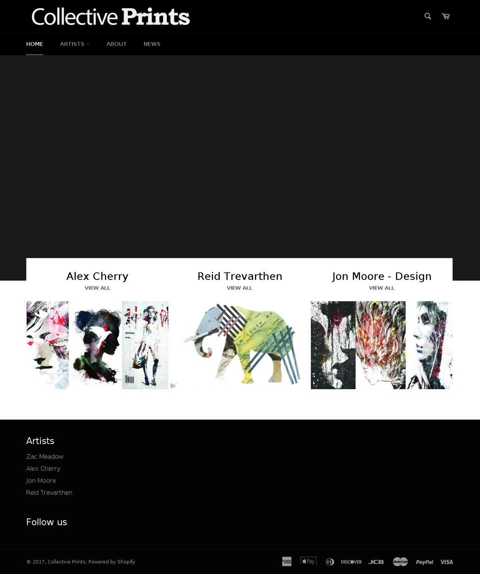 collectiveprints.com shopify website screenshot