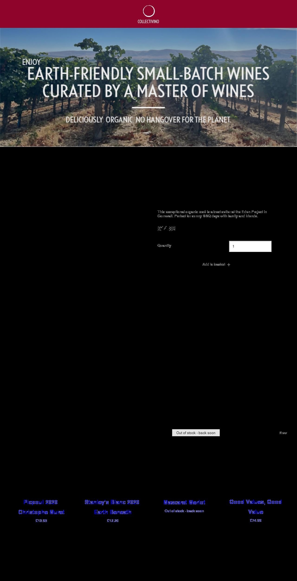 collectivino.com shopify website screenshot