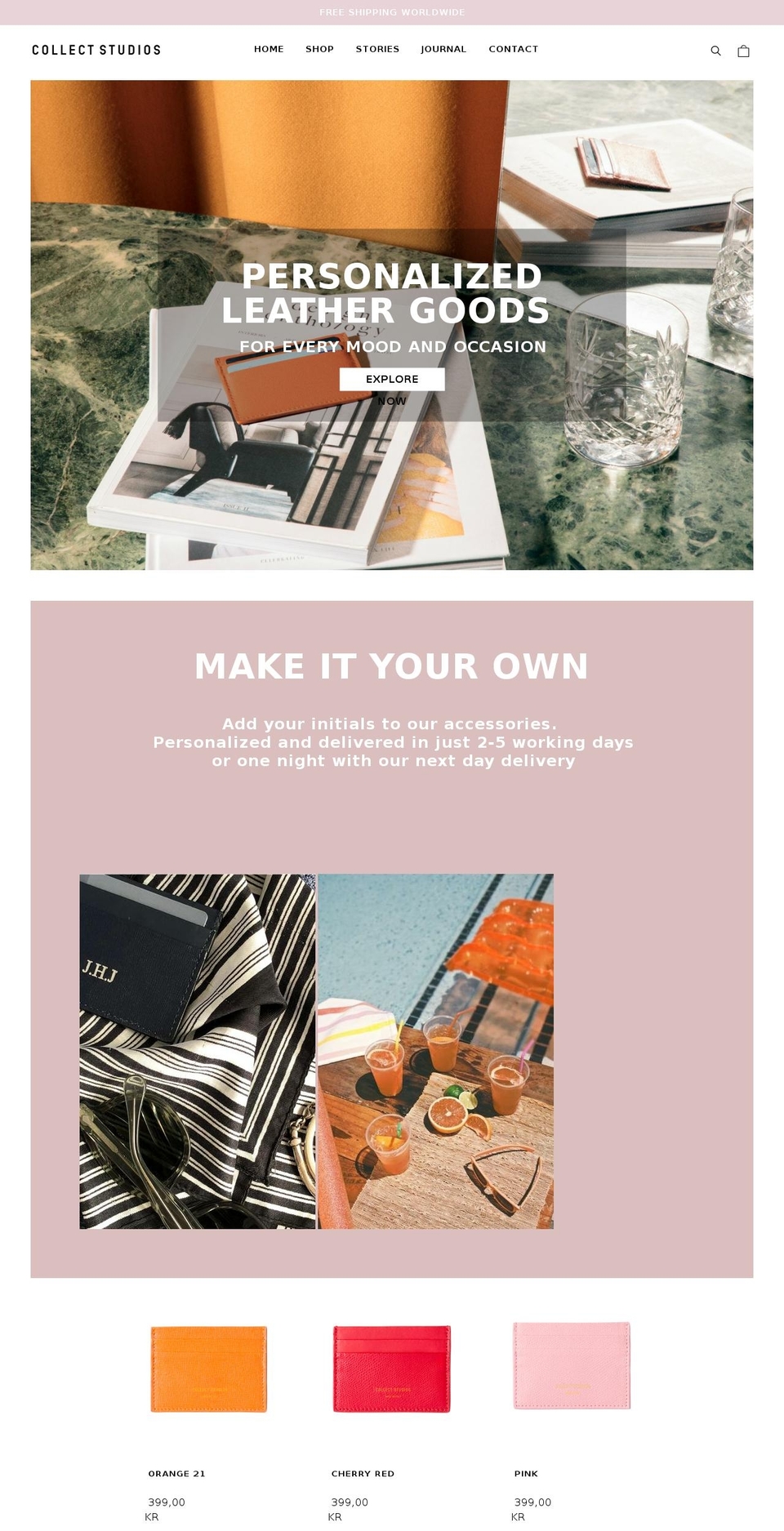 collectstudios.com — Shopify storefront screenshot