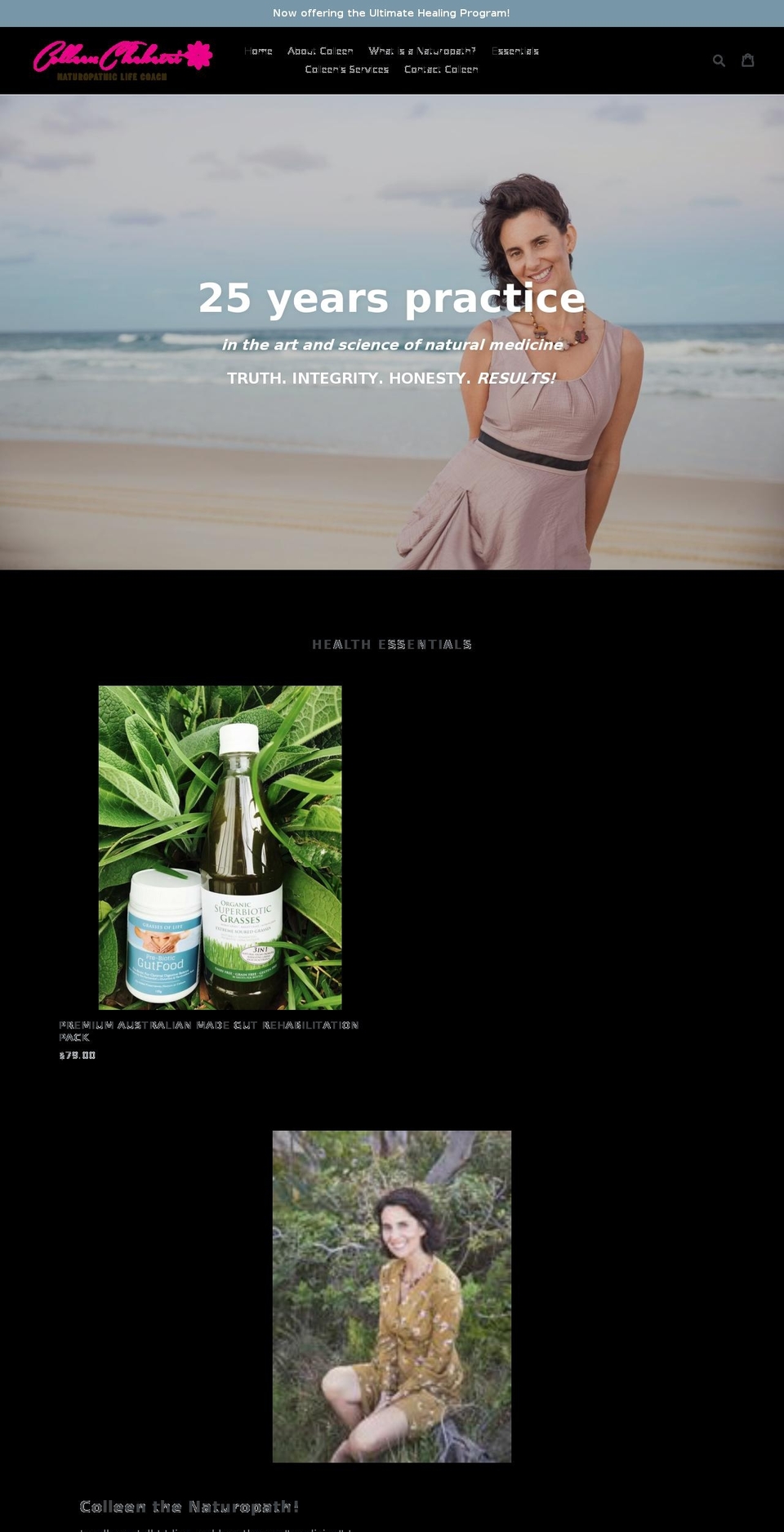 colleencheketri.com.au shopify website screenshot