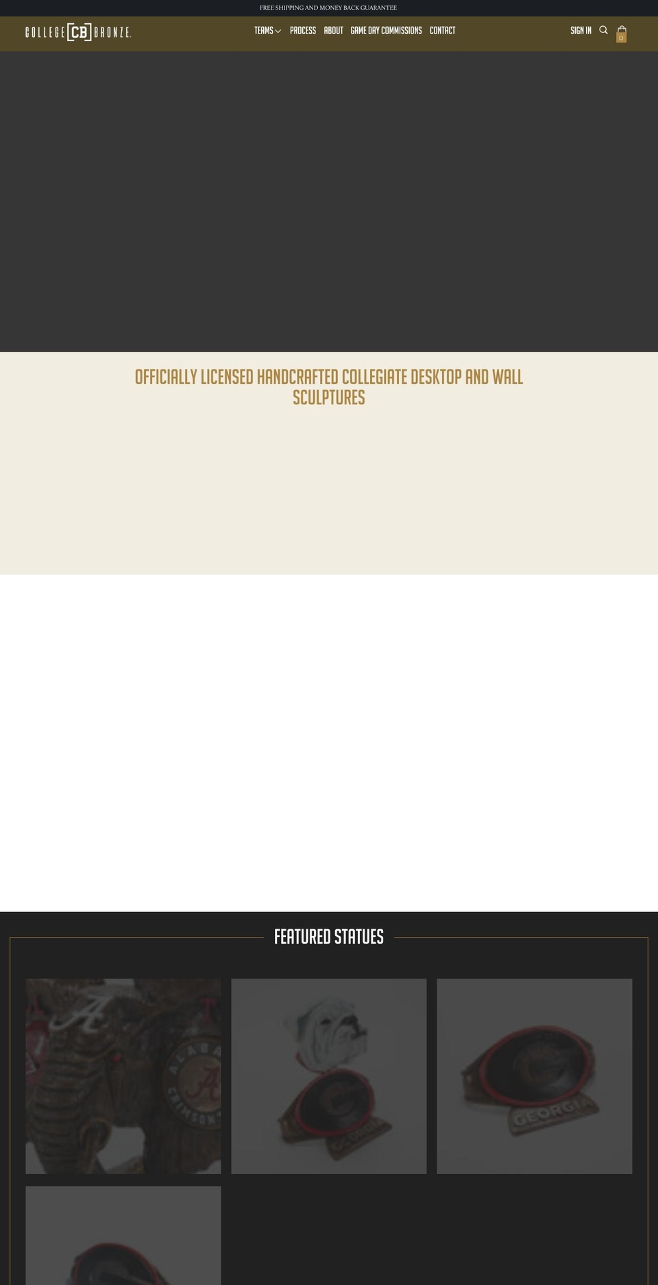 collegebronze.com — Shopify storefront screenshot