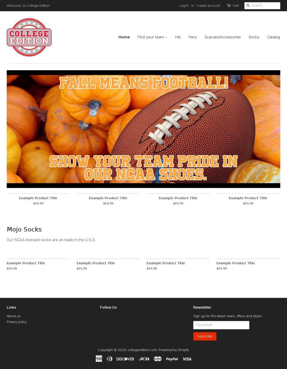 collegeedition.com — Shopify storefront screenshot