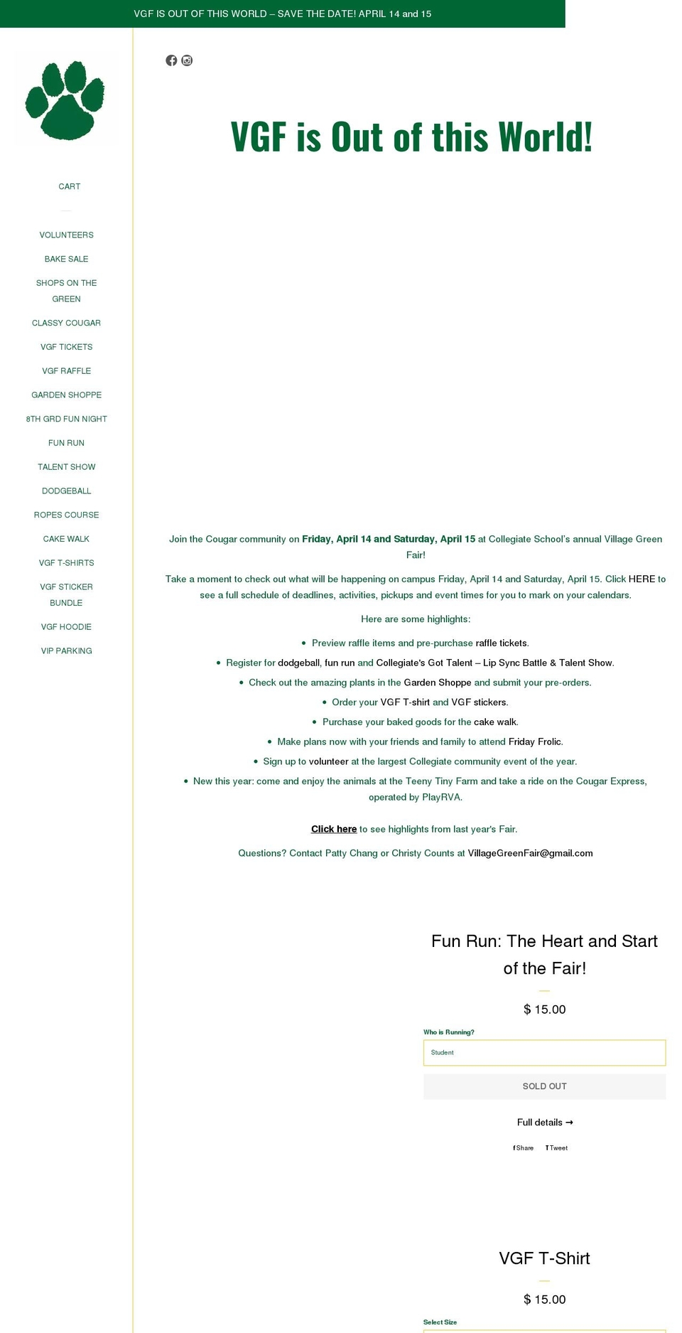 collegiatepa.myshopify.com shopify website screenshot
