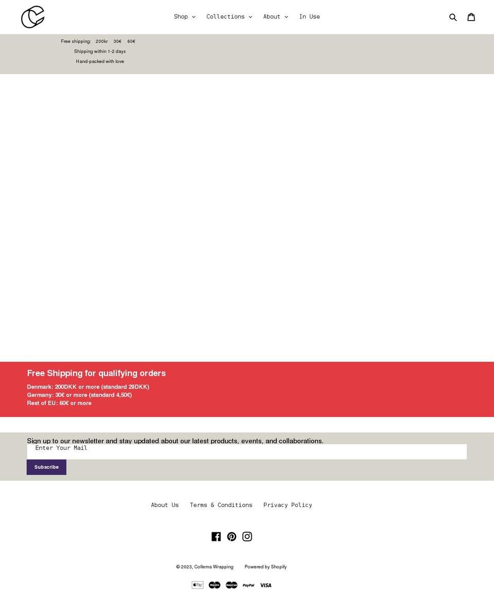 collema.dk shopify website screenshot