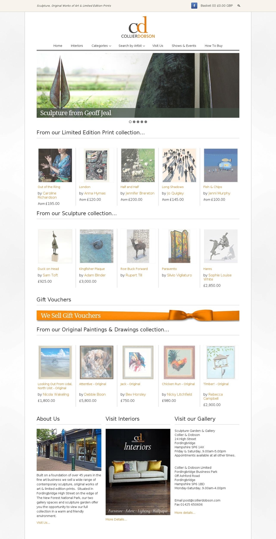 collier-trading.com shopify website screenshot