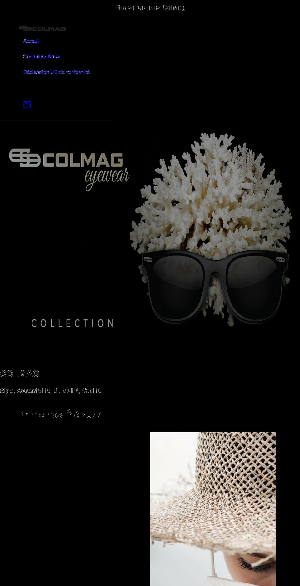 colmag.fr shopify website screenshot