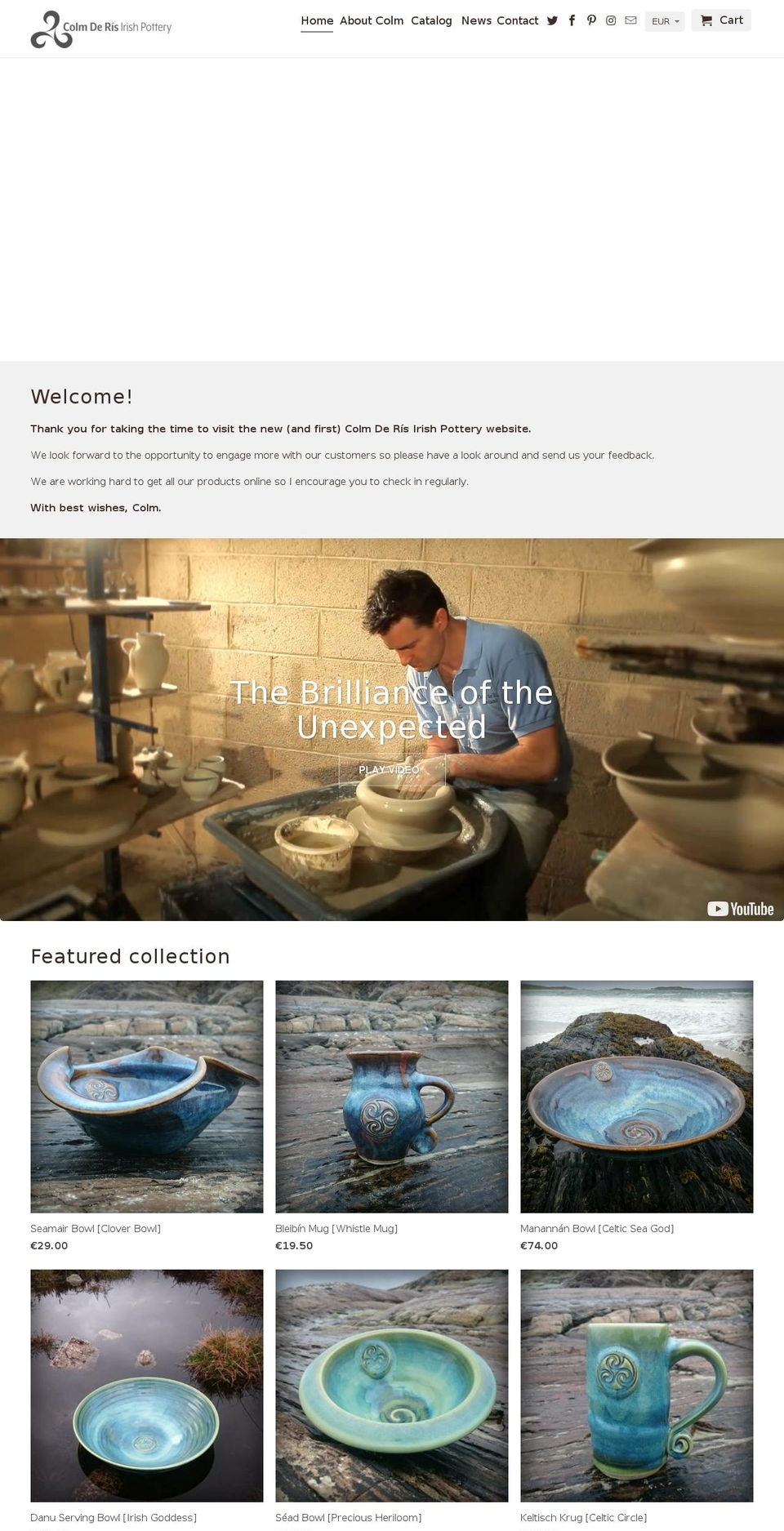 colmderis.com — Shopify storefront screenshot