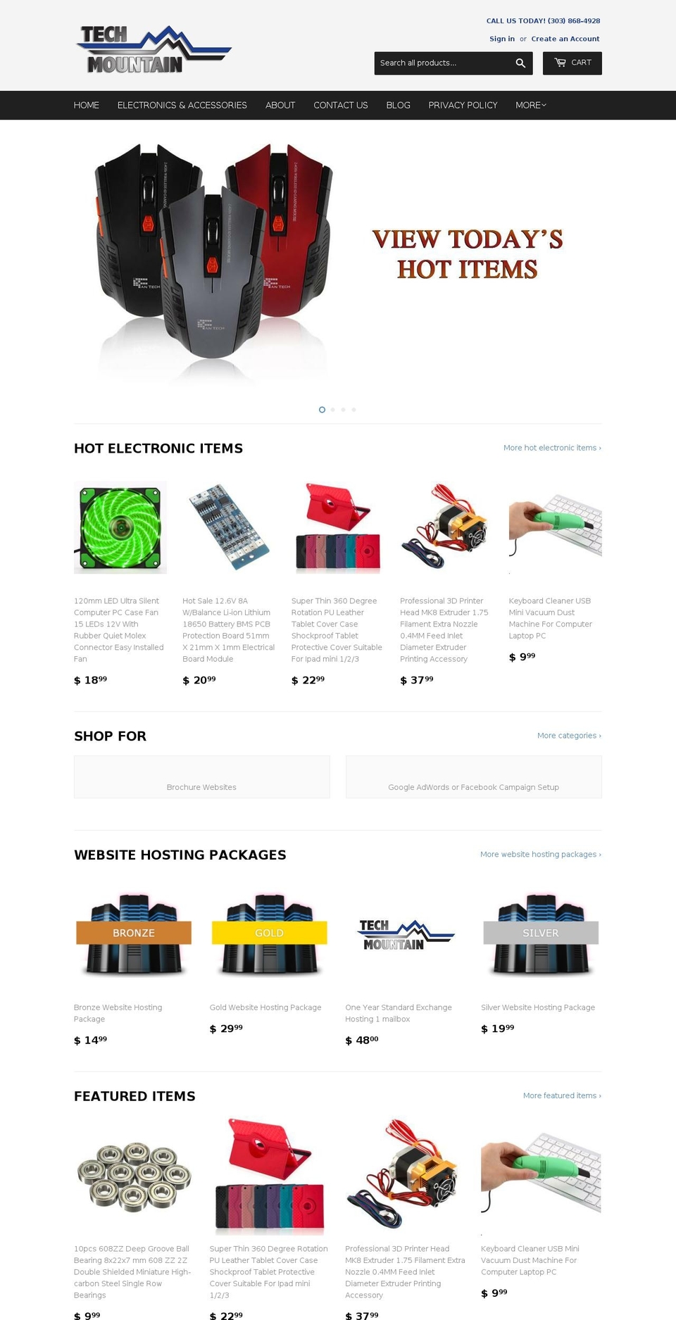 colo.email shopify website screenshot