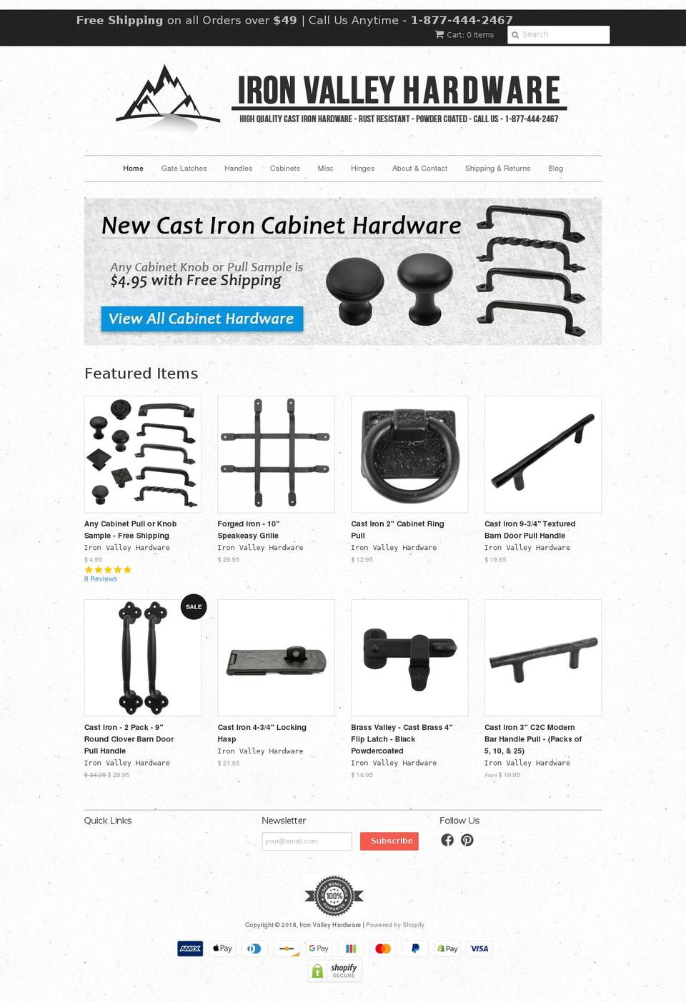 colonialworks.com — Shopify storefront screenshot