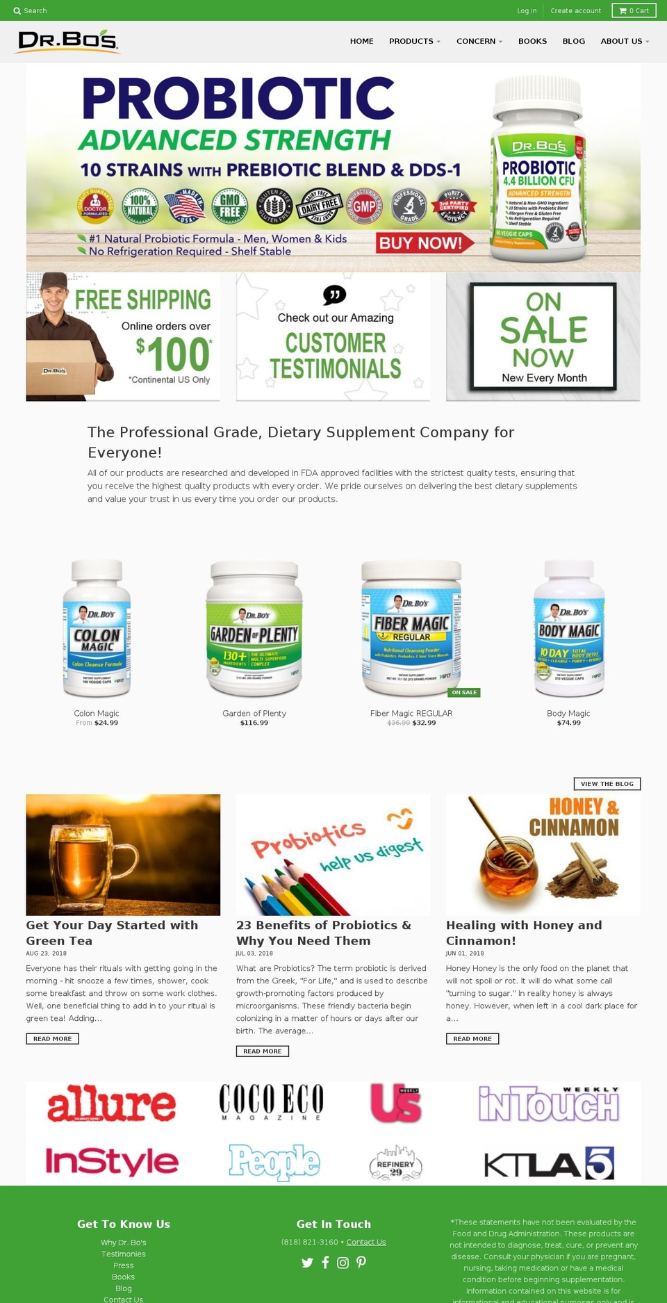 colonmagic.com — Shopify storefront screenshot