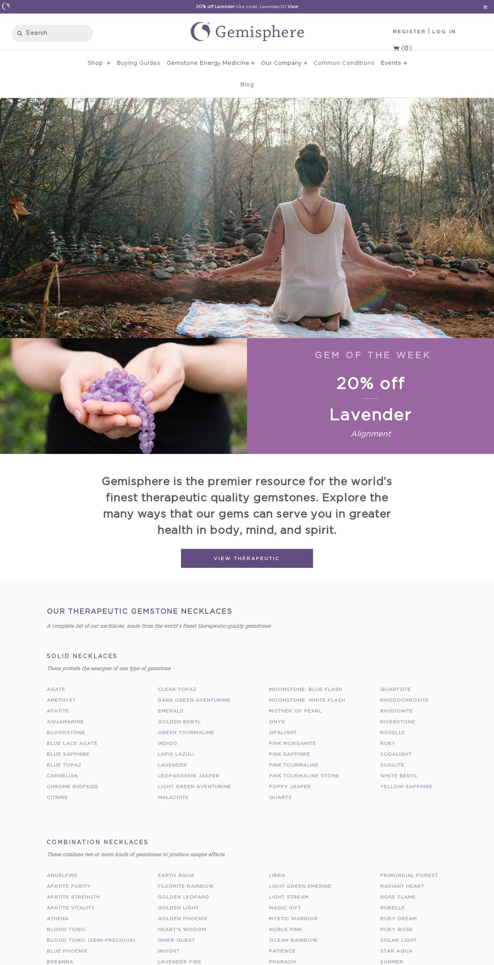 color-healing.com — Shopify storefront screenshot