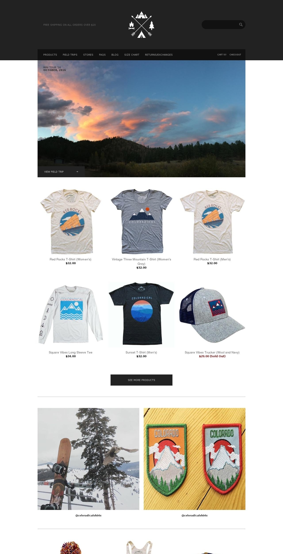 Coloradical Shopify theme site example coloradical.com