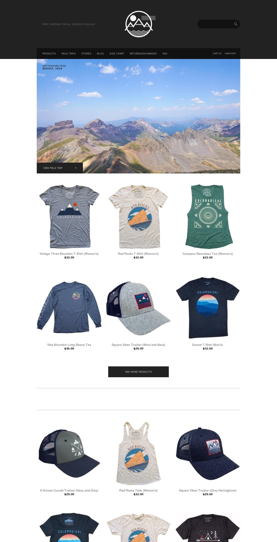 Coloradical Shopify theme site example coloradicalhats.com