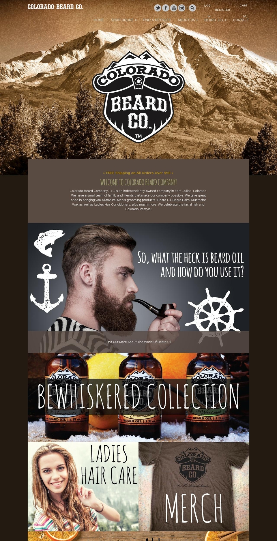 coloradobeard.com shopify website screenshot
