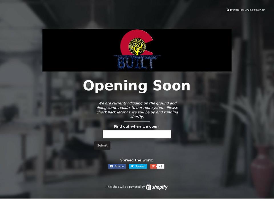 coloradobuilt.net shopify website screenshot