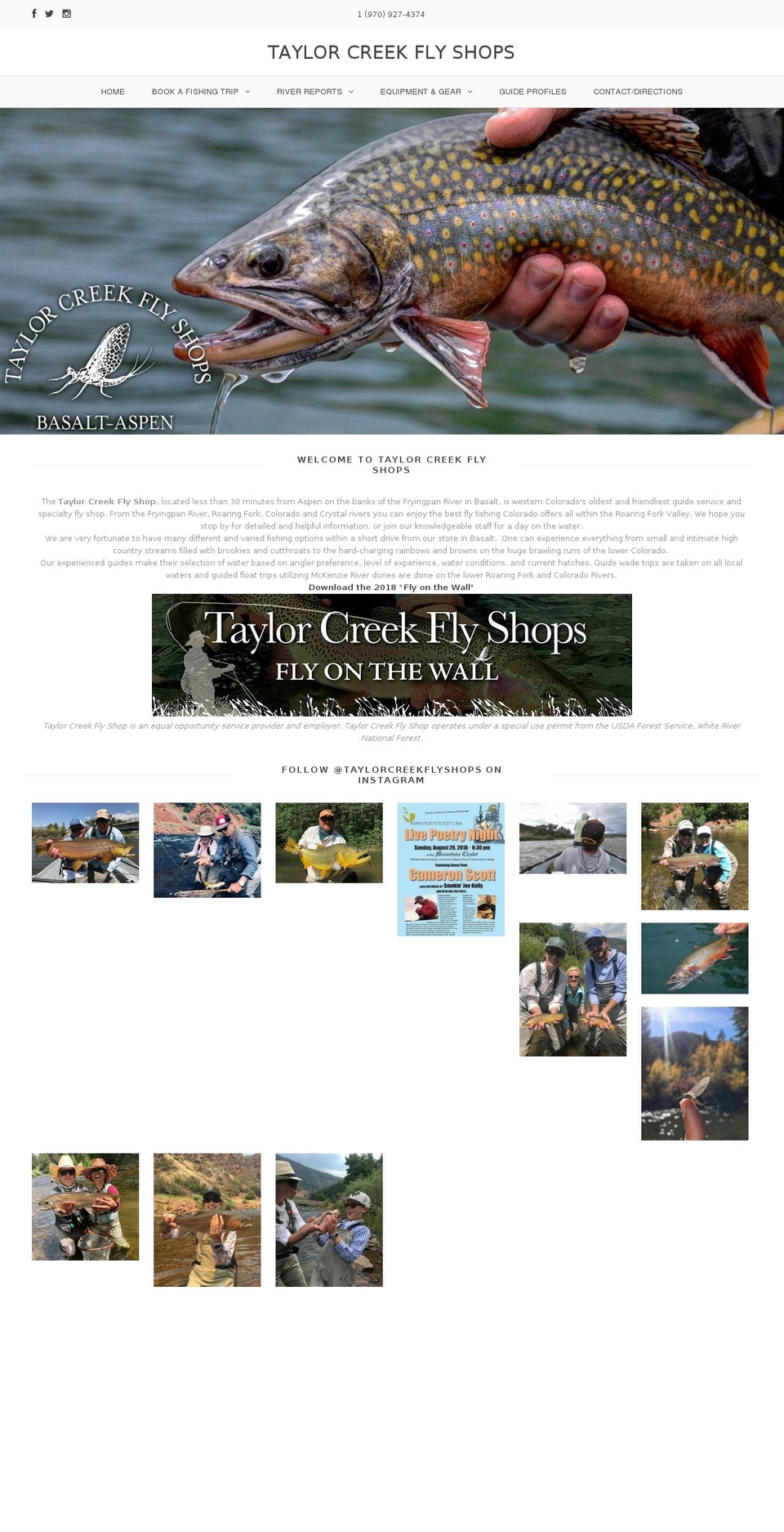 coloradoflyfish.com — Shopify storefront screenshot