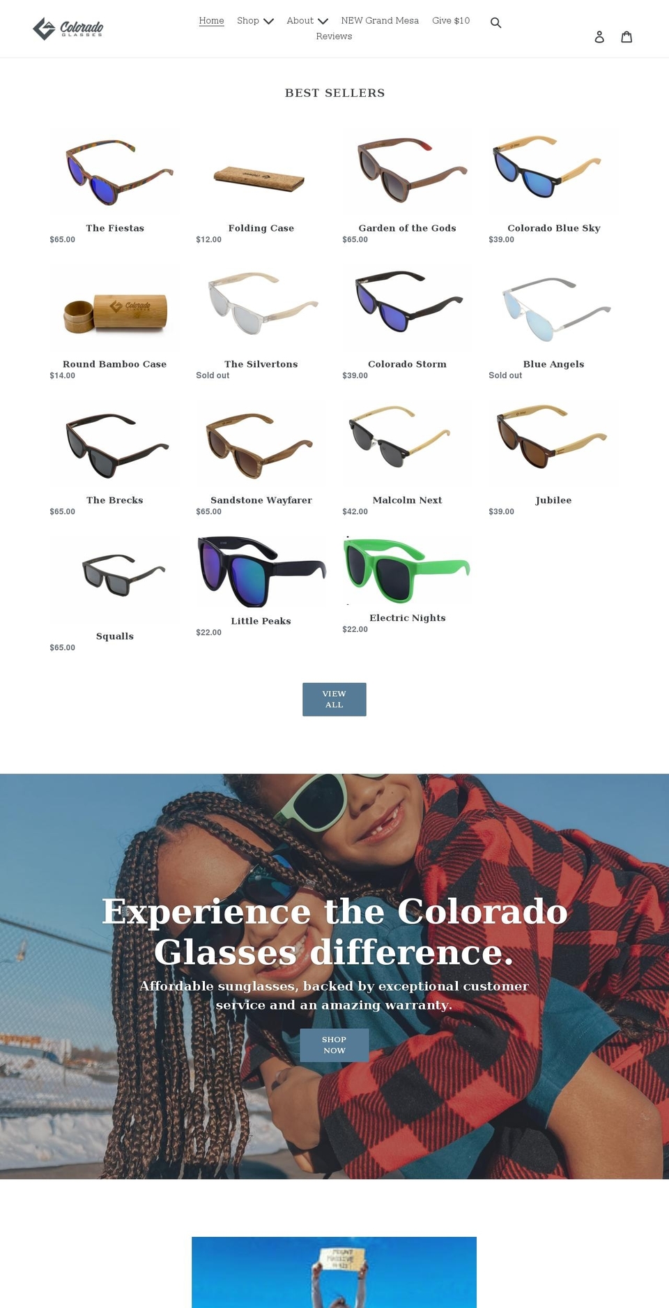CG Theme Shopify theme site example coloradoglasses.com