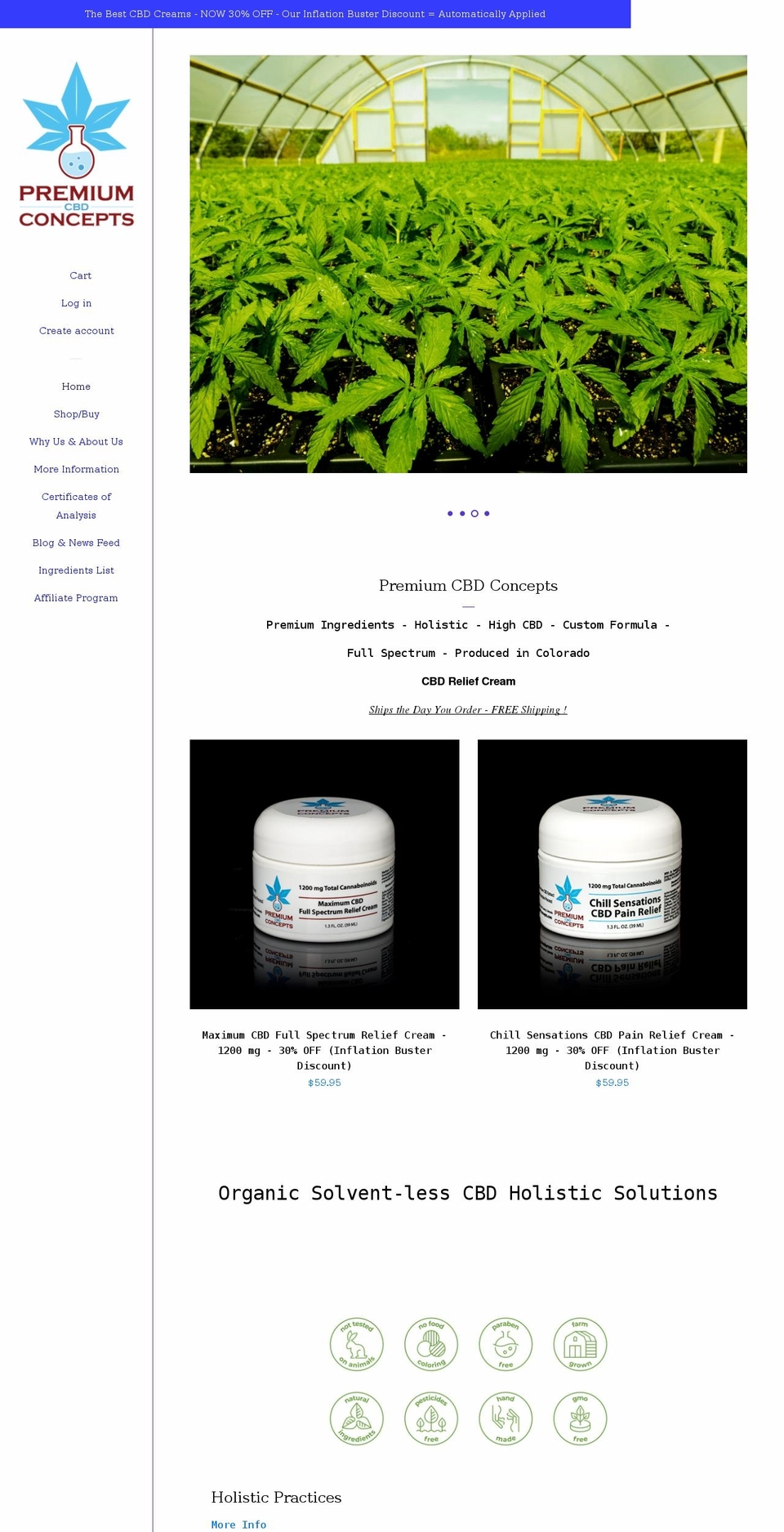 coloradoholisticconcepts.com shopify website screenshot