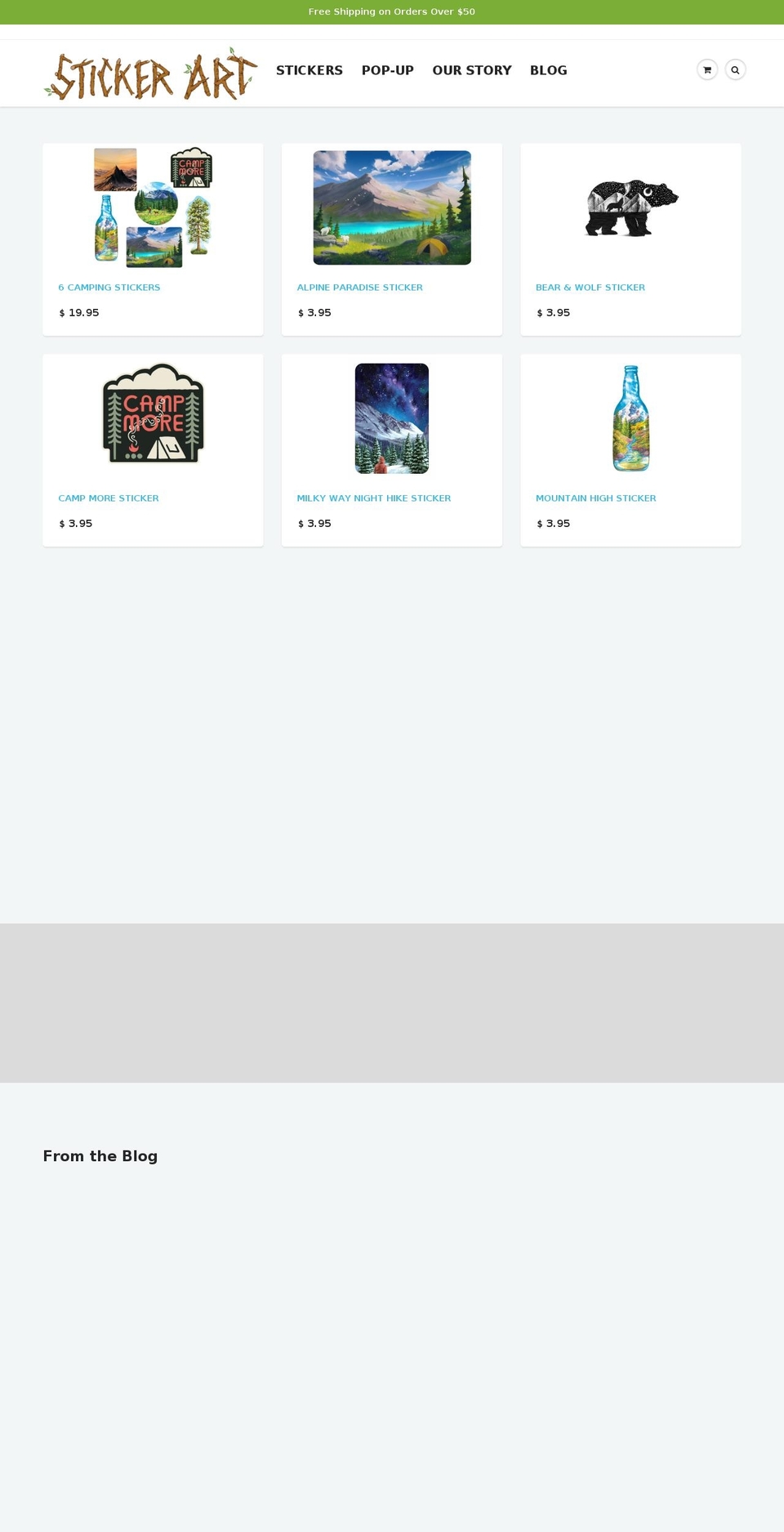 coloradostickerart.com — Shopify storefront screenshot
