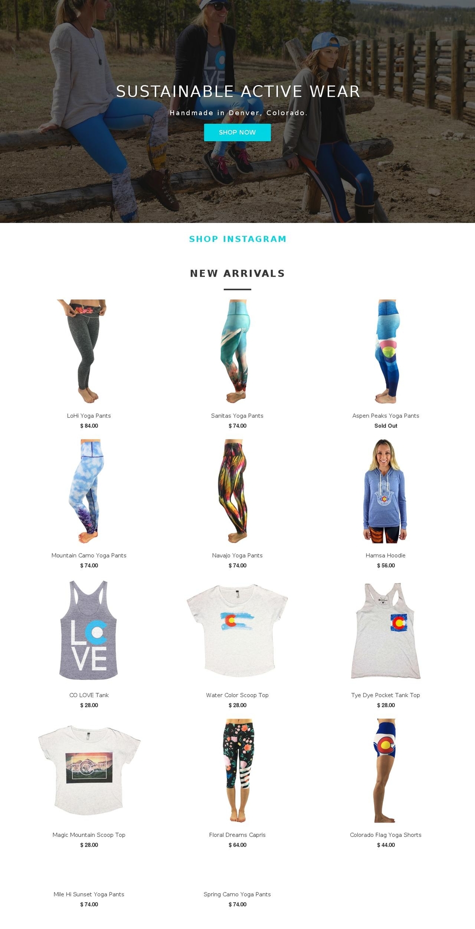 coloradothreads.com shopify website screenshot