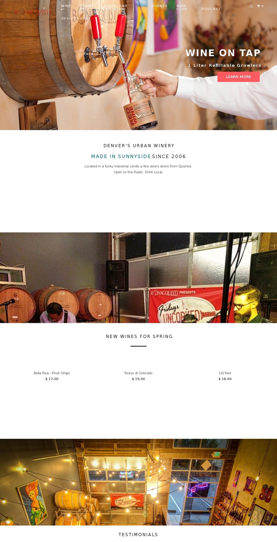 coloradowine.net shopify website screenshot