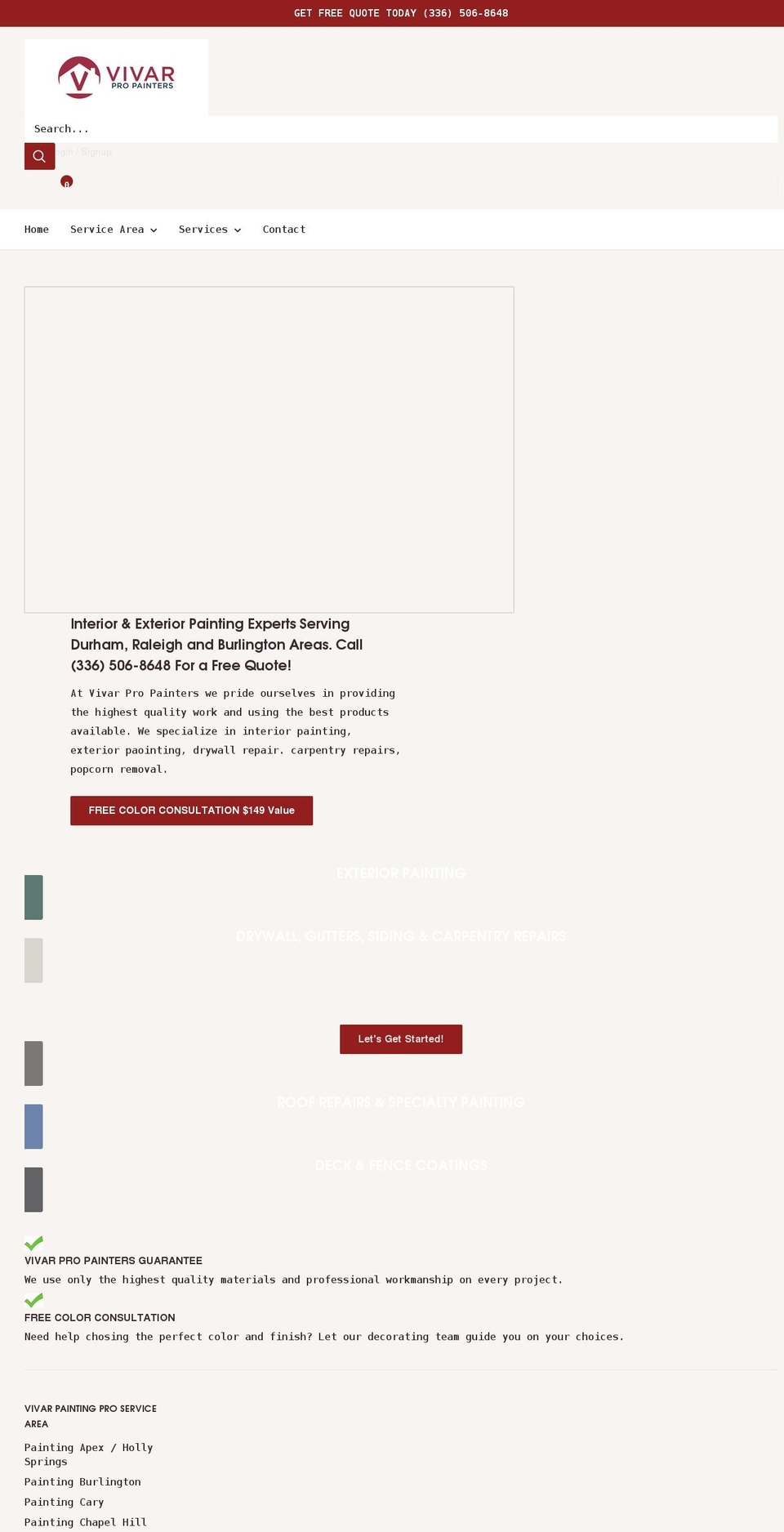 coloradvisors.com shopify website screenshot