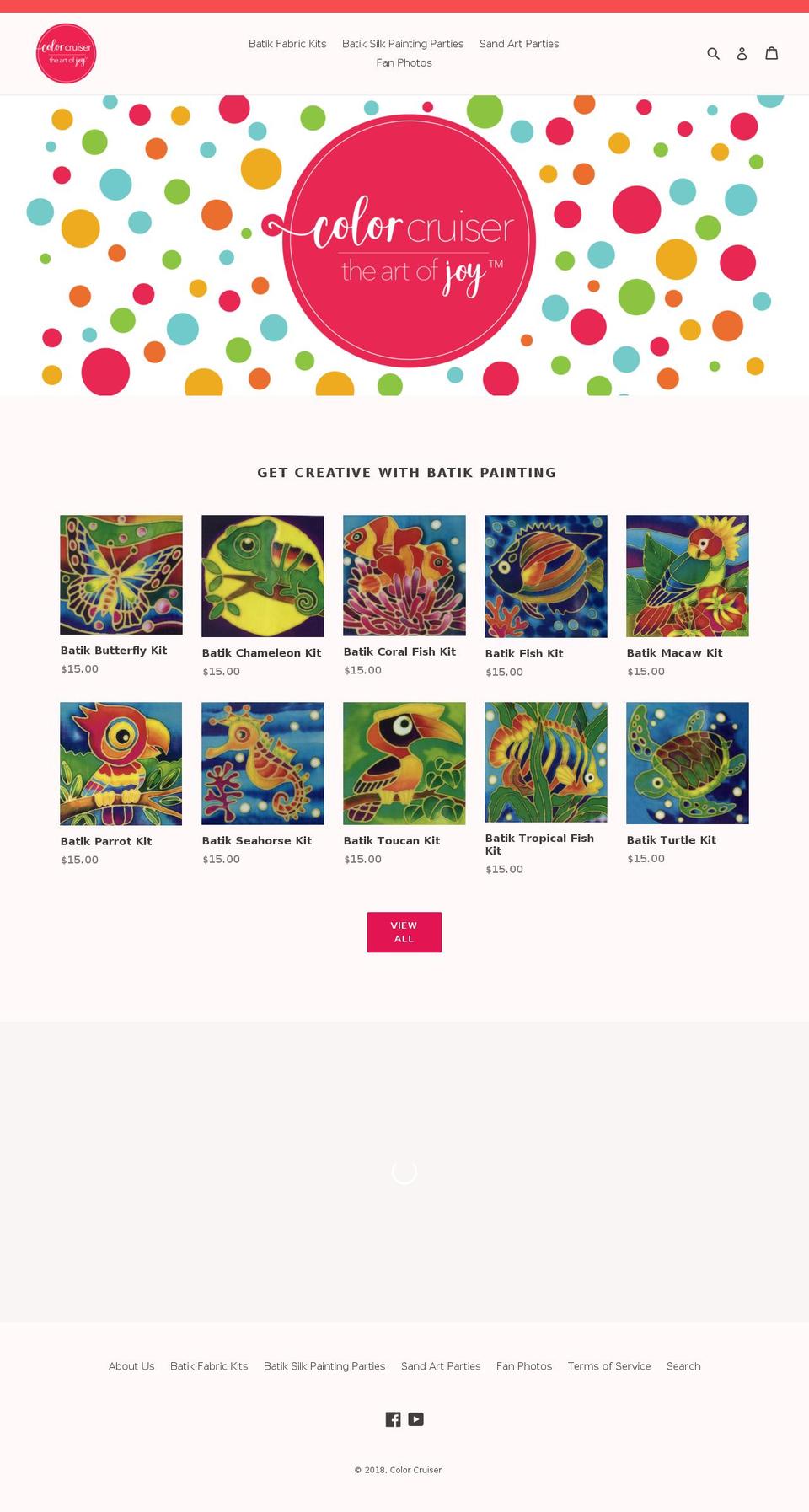 colorcruiser.com shopify website screenshot