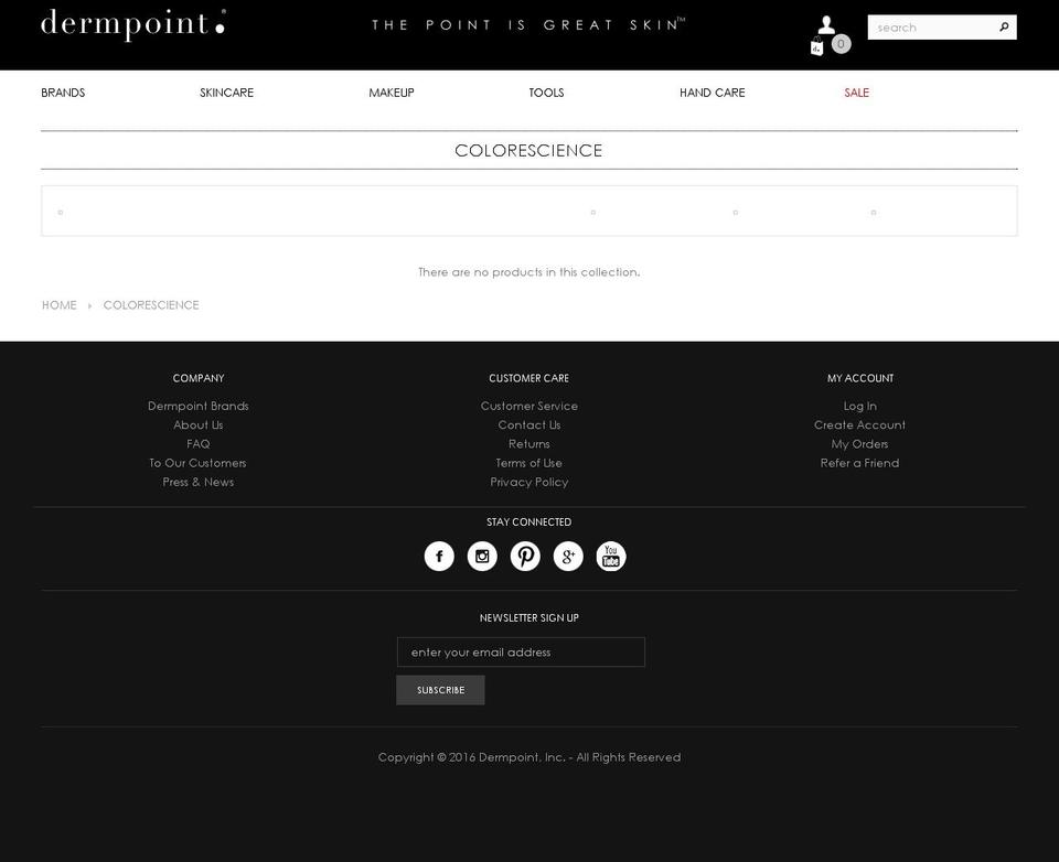 Dermpoint Shopify theme site example coloresciencesale.com