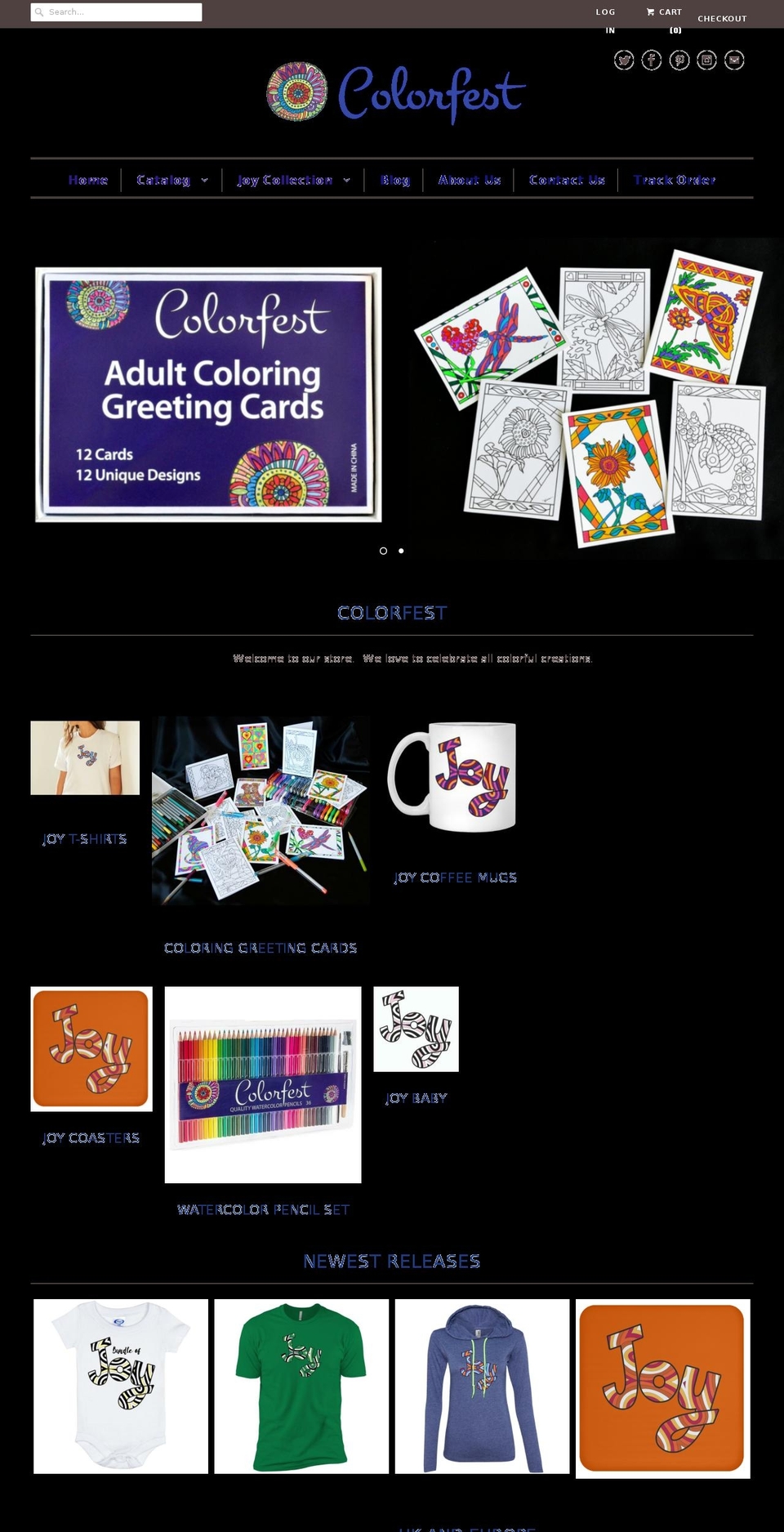 colorfest.net shopify website screenshot