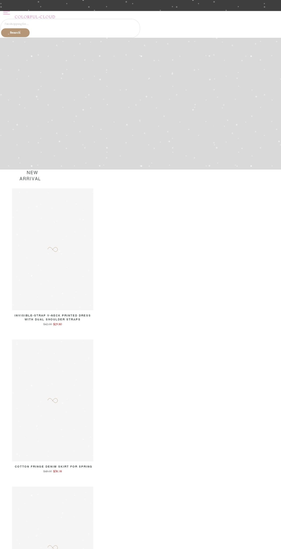 colorful-cloud.com shopify website screenshot