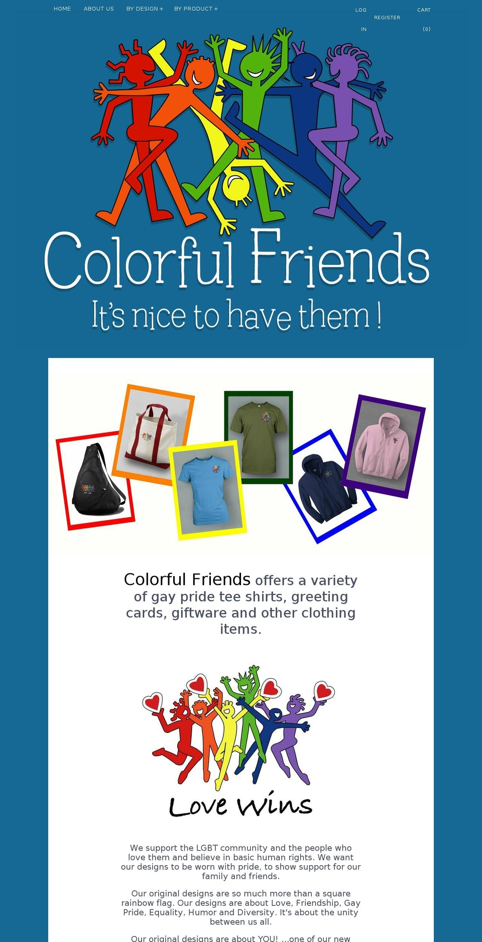 colorfulfriends.com shopify website screenshot