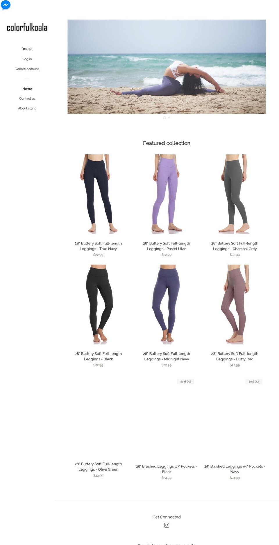 colorfulkoala.com shopify website screenshot